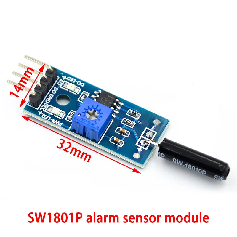 Highly Sensitive Vibration Sensor Module SW-18010P SW-420 Normally Open/Closed Alarm for Arduino