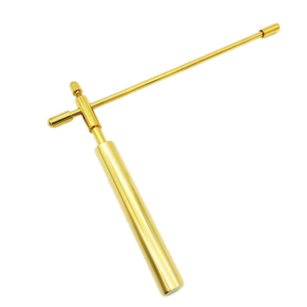 1pcs Pure Copper Probe Treasure Hunting Divination Tool Copper Rod Water Rods Handle Height 17 Cm Hand Length 21cm