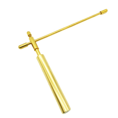 1pcs Pure Copper Probe Treasure Hunting Divination Tool Copper Rod Water Rods Handle Height 17 Cm Hand Length 21cm