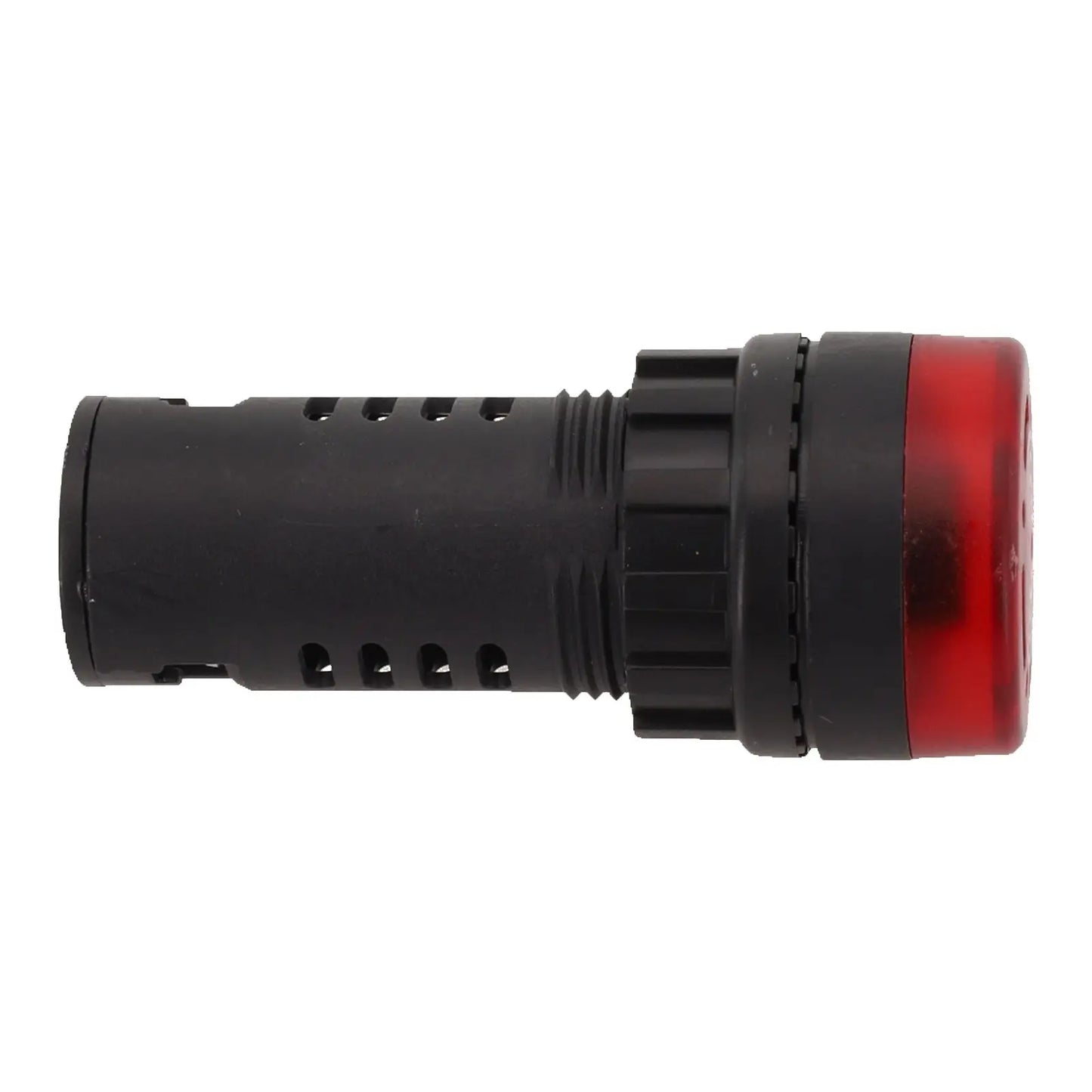 22mm Sound & Light Alarm — AD16-22SM Red LED Buzzer, AC/DC 12V/24V/220V