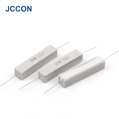 10W Cement Resistor 0.1Ω–10KΩ 5% Tolerance Ceramic Cement Resistance