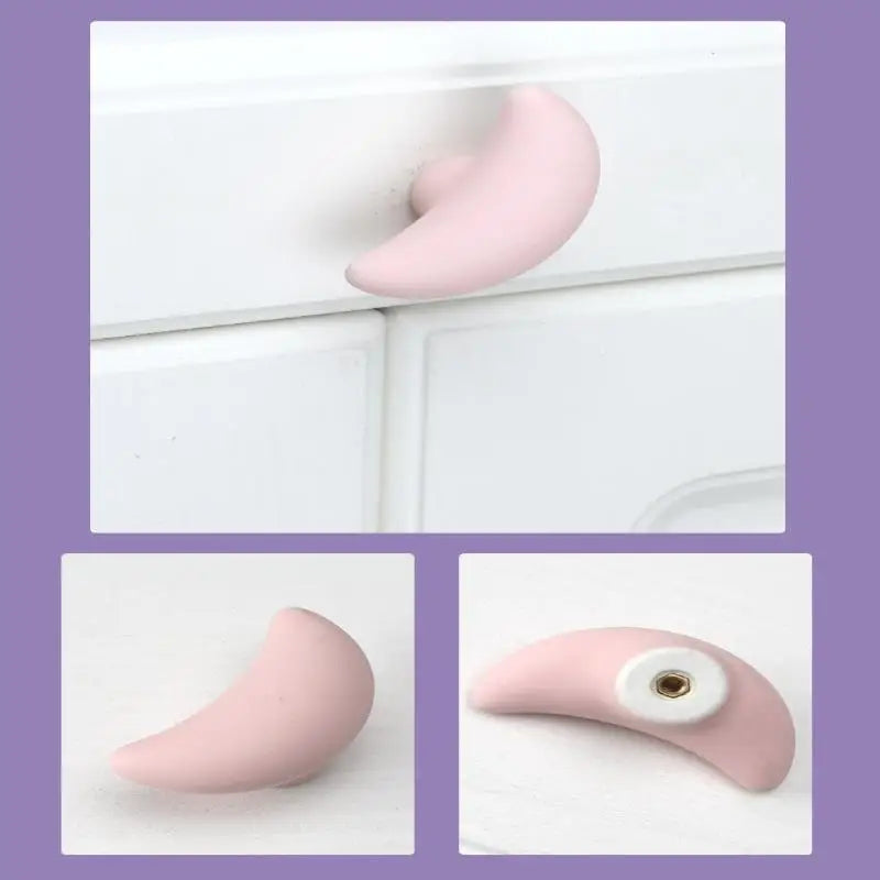 1pc Children's Furniture Handles Nordic Ceramic Children Room Cabinet Handles Macaron Colorful Round Drawer Knobs And Pulls