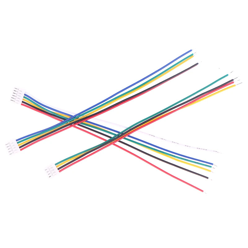 10pcs JST GH 1.25mm Connector with Wire 4P/5P/6Pin 28AWG 10cm