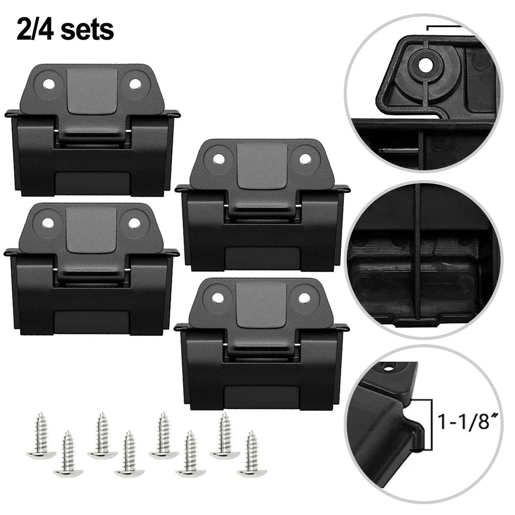 For Igloo Cooler Replacement Hinges with Screws for 25QT 52QT 72QT Plastic and Metal Components for Cooler Repair