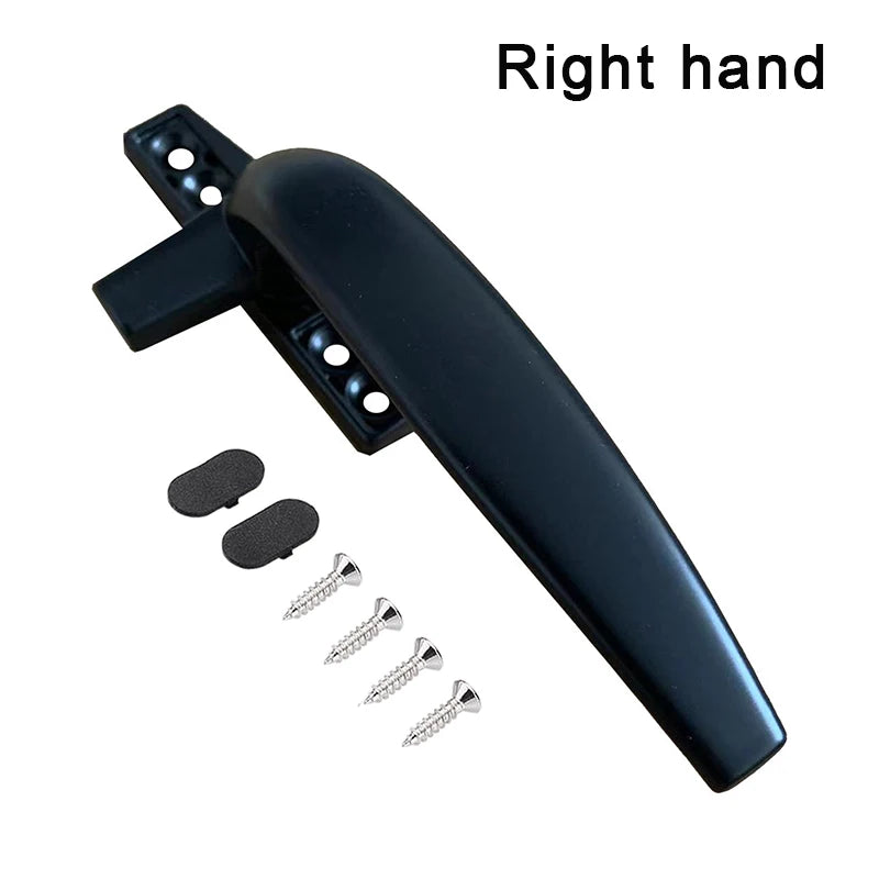 New Thickenin Aluminum Alloy Window Handle Push Out Swing Door And Window Single Point Handle Window Lock Seven Character Handl