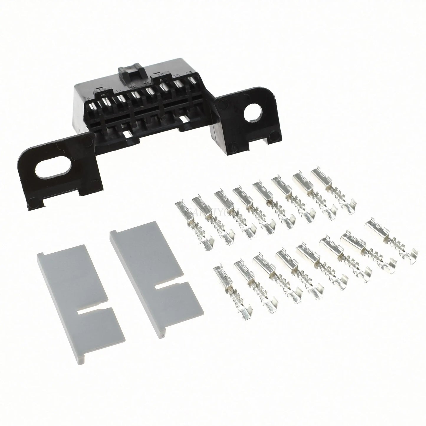 MG610761-5 Automotive 16-Pin OBD2 Diagnostic Connector — Black Female Wire Socket with 20cm Cable