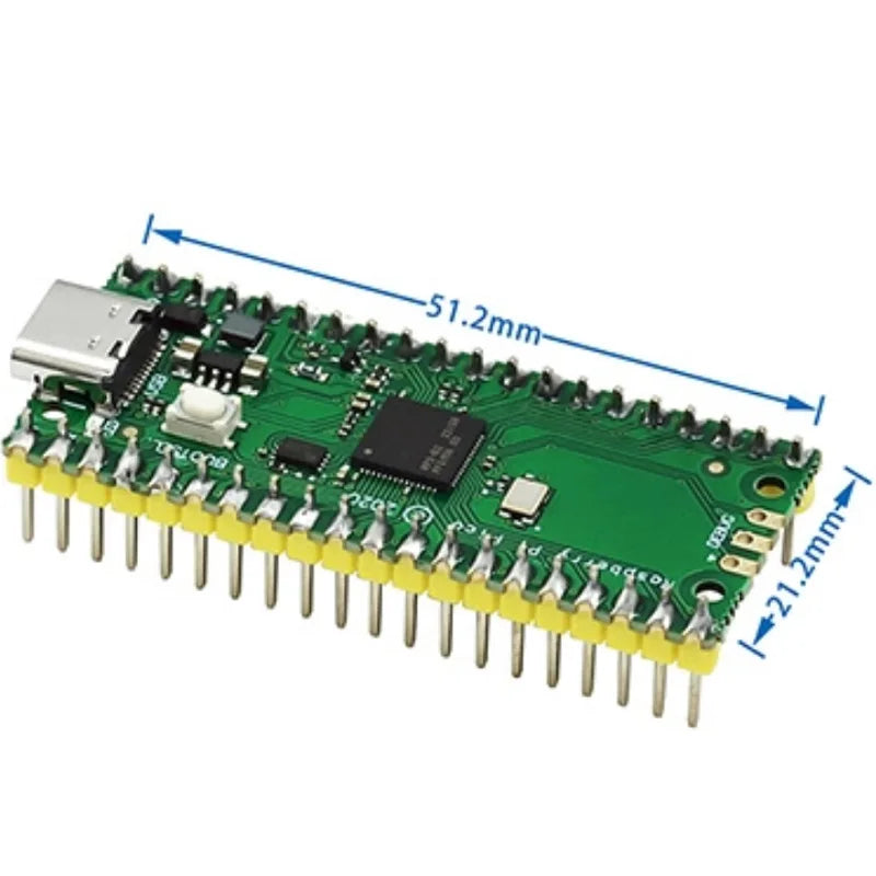 Raspberry Pi Pico Compatible Dual-Core RP2040 Development Board with Python Support