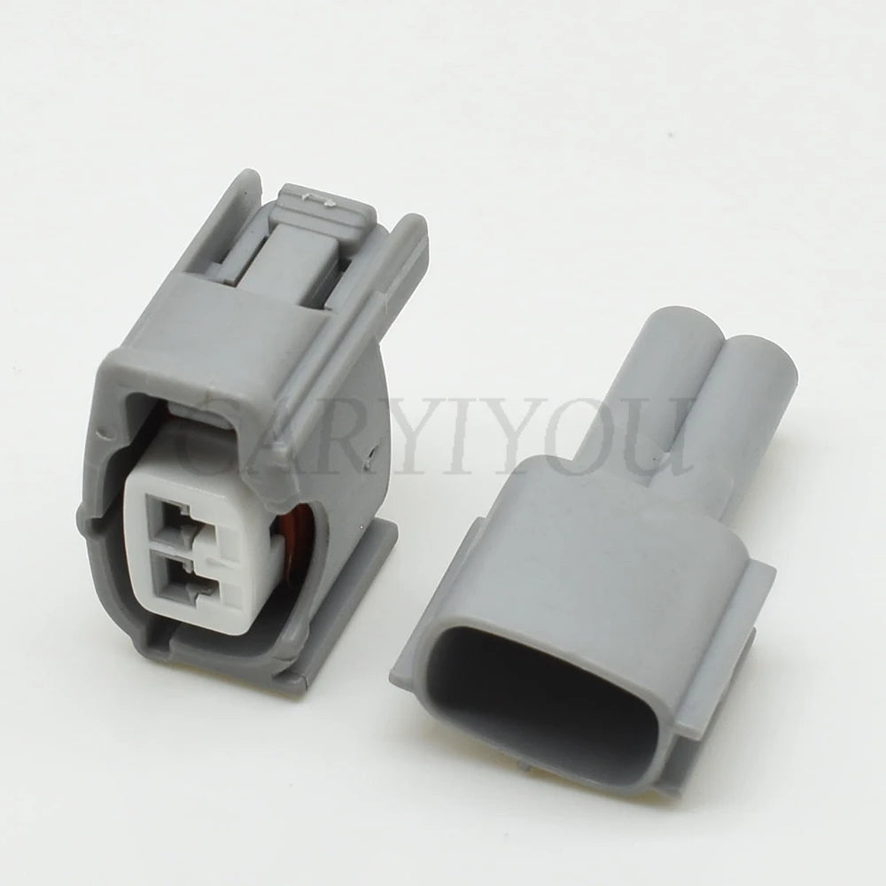 2 Pin Female Male Knock Sensor Connector Fuel Injector Socket Compatible with Toyota Corolla 6189-0611 90980-11875