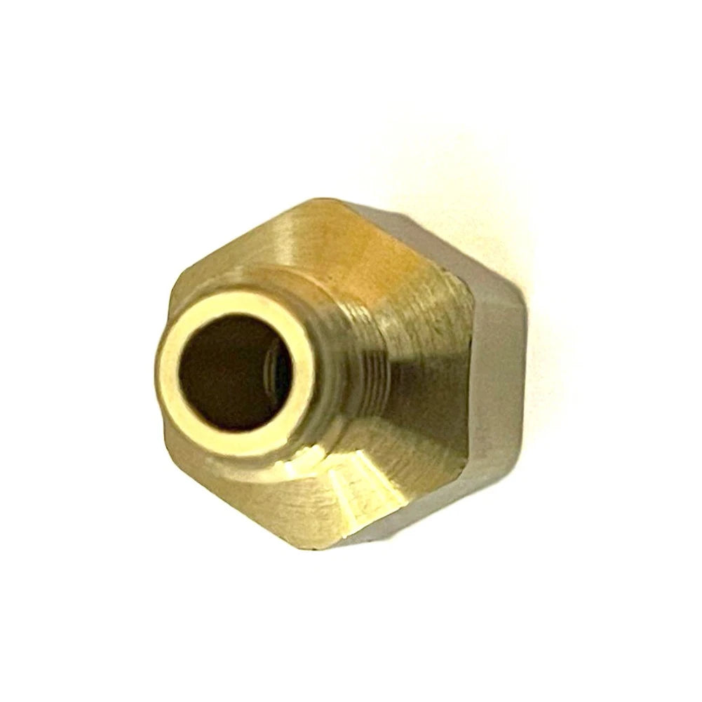 R410 Adapter Quick Coupling 14 SAE to 516 SAE Brass Connector with Valve Drive for Secure and Safe HVAC System Service