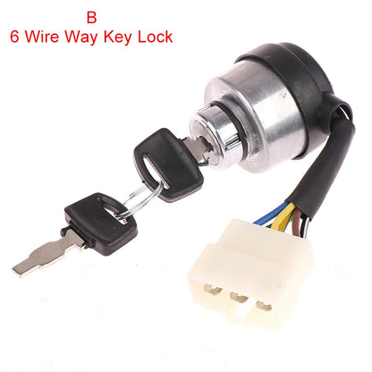 Generator Ignition Key Switch 4/6 Wire – 168F (2-3KW) & 188F (5-8KW)