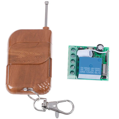 New DC 12V 1 Channel Wireless Relay Remote Control S Receiver With Transmitter