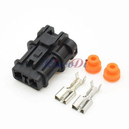 DJ70253-6.3-11/21 2-Pin Waterproof Connector for Excavator Pressure Speed Water Temperature Sensor