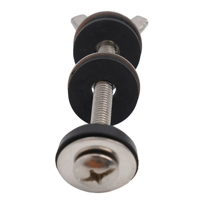 Bathroom Screws Bolts Stainless Steel Toilet Tank Bolt Reliable Support Split Washer 2pcs Bowl Bolt Kit Easy Installation
