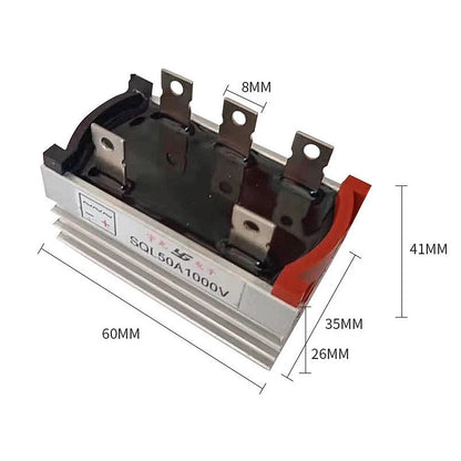 SQL 1000V Three Phase Rectifier Bridge 10A 20A 35A 50A