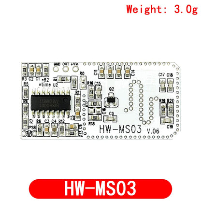 HW-MS03 RCWL-0516 Microwave Radar Motion Sensor 2.4–5.8GHz Human Body Induction Module for Arduino