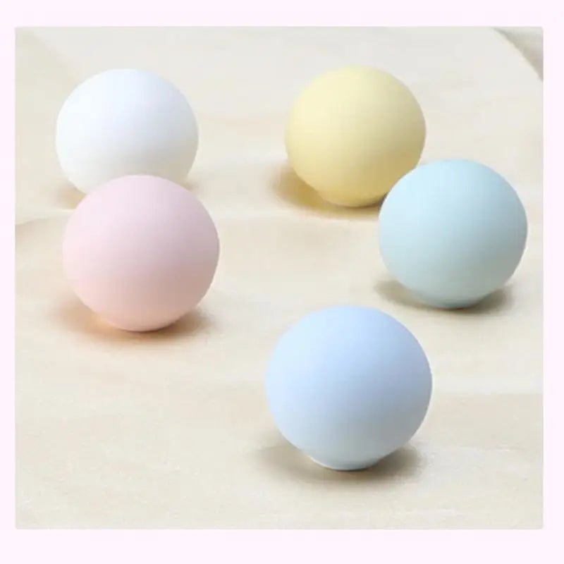 1pc Children's Furniture Handles Nordic Ceramic Children Room Cabinet Handles Macaron Colorful Round Drawer Knobs And Pulls