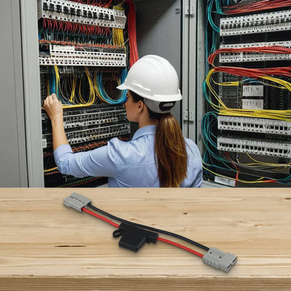8AWG Power Cable Connector Reliable Performance Sturdy And Reliable Built-in MAXI Fuse Holder Easy To Use Secure Connection