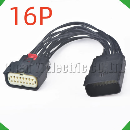 16 Pin Headlight Connector 33472-1601 33482-1601 54241630 for Ford Focus GM Lincoln Dodge