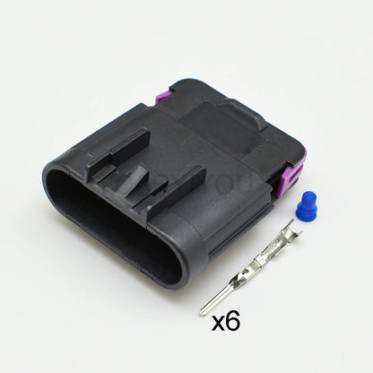 6 Pins Car Waterproof Connector Automotive Throttle Sensor Electric Wire Socket 15397579 15326833 15326829 15397577