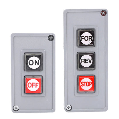New TPB-2/3 Start Stop Button Switch Box  Switch Control Motor Button Box 2-position TPB-2/3