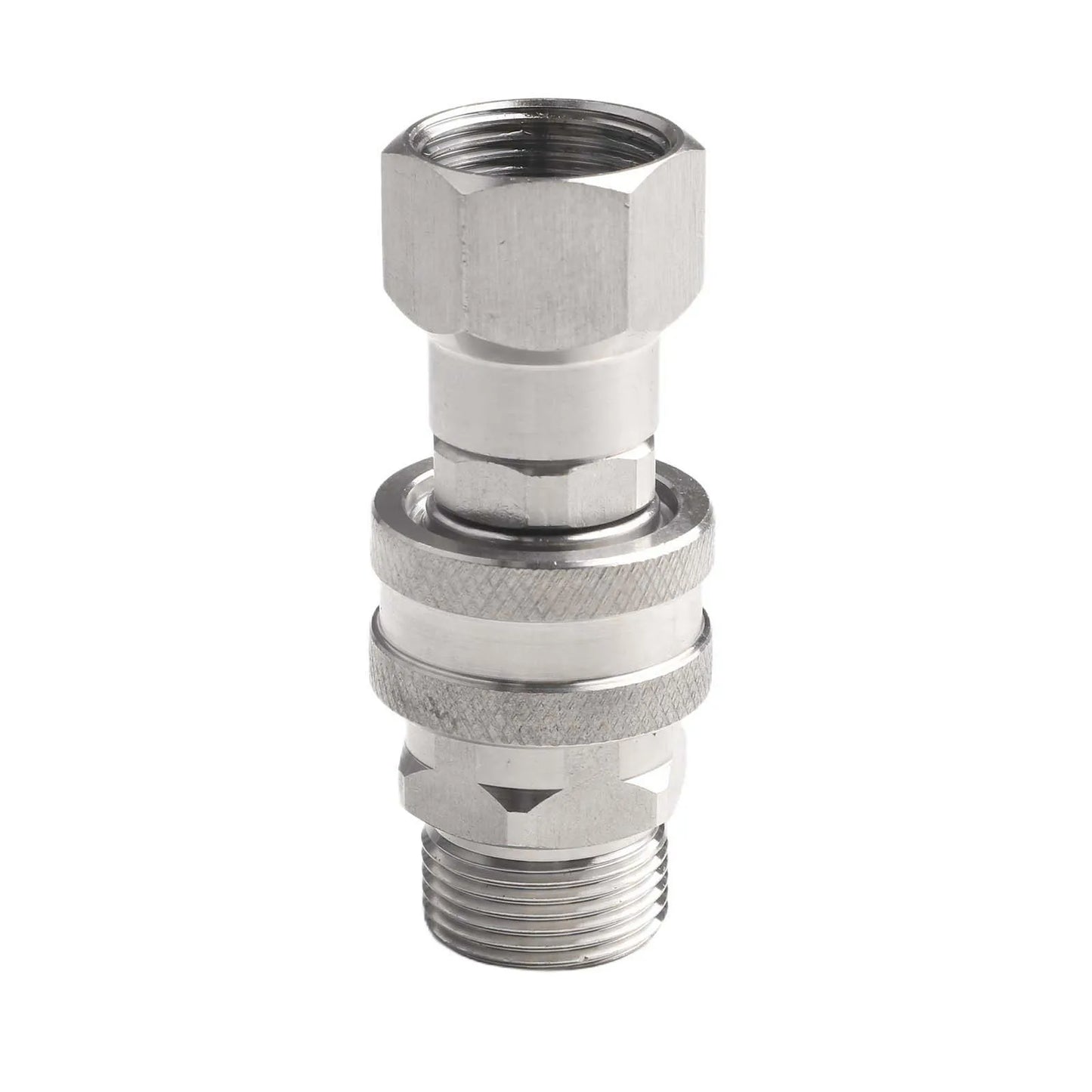 Pressure Washer Adapter Kit — 360° Rotation Male &amp; Female Quick Connector Set, Rust-Resistant Fittings