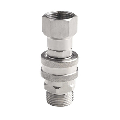 Pressure Washer Adapter Kit — 360° Rotation Male &amp; Female Quick Connector Set, Rust-Resistant Fittings