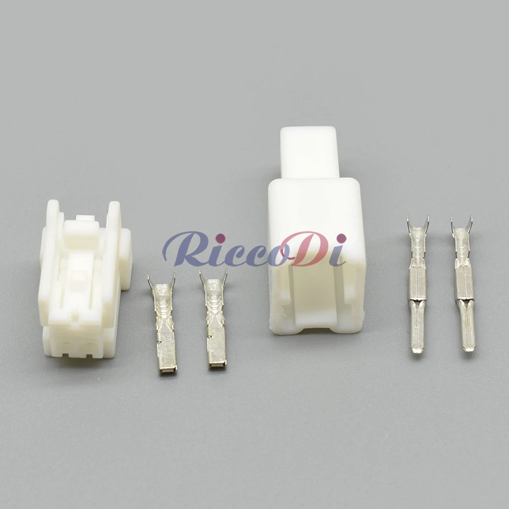 2 Pin Unsealed Automotive Connector 7222-6710 7223-6710 DJ7023W-2.2 PA66 Male Female