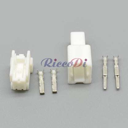 2 Pin Unsealed Automotive Connector 7222-6710 7223-6710 DJ7023W-2.2 PA66 Male Female