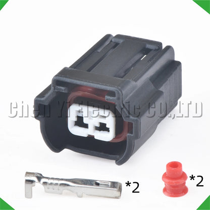 2 Pin Fuel Injector Connector 06A973722 8E0973722 6189-6872 for VW Audi with 15cm Wire