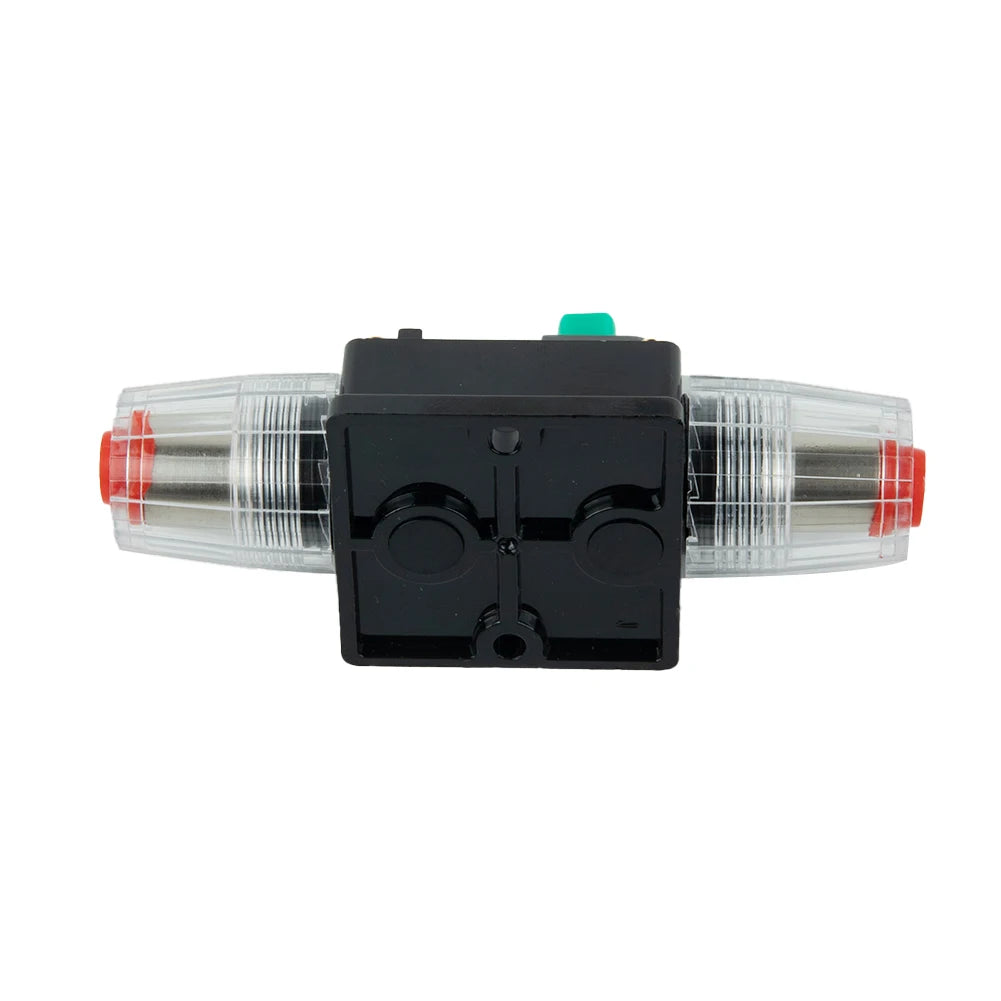 Car Boat 10A to 100A AMP Circuit Breaker Fuse Reset for 12V 24V 48V DC with Waterproof Housing and Manual Reset for Overload