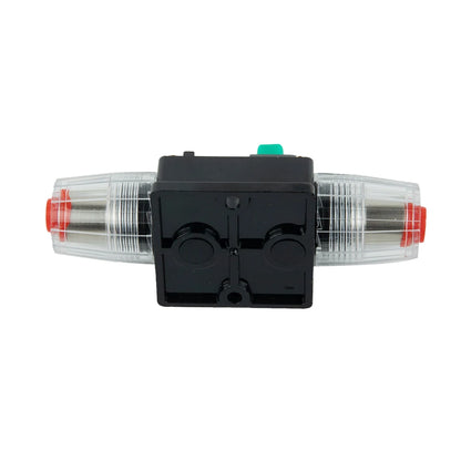 Car Boat 10A to 100A AMP Circuit Breaker Fuse Reset for 12V 24V 48V DC with Waterproof Housing and Manual Reset for Overload