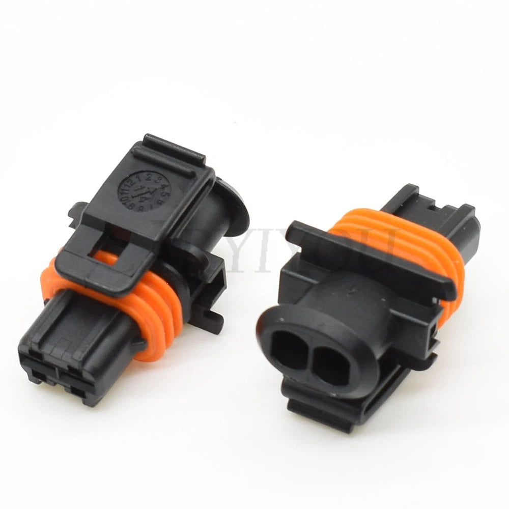 2 Pin 3.5mm Diesel Injector Connector 1928403137 1928404072 DJ7026B-3.5-21 Bosch Wiring Harness