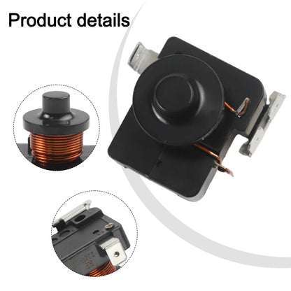 Refrigerator Compressor Start Relay for Threeplug 1/5 1/6 1/3 1/2HP Starters Replacement Starter for Fridge Cooling Units