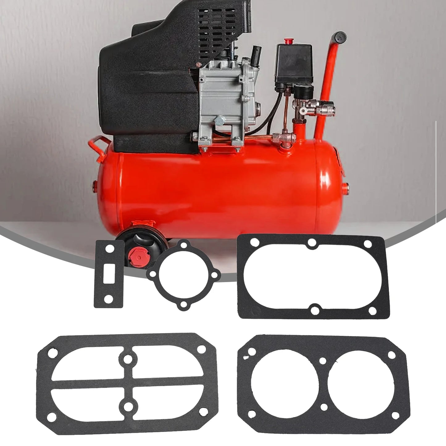 Air Compressor Valve Plate Gaskets &amp; Washers Repair Kit — Replacement Seal Set for Air Compressor Maintenance