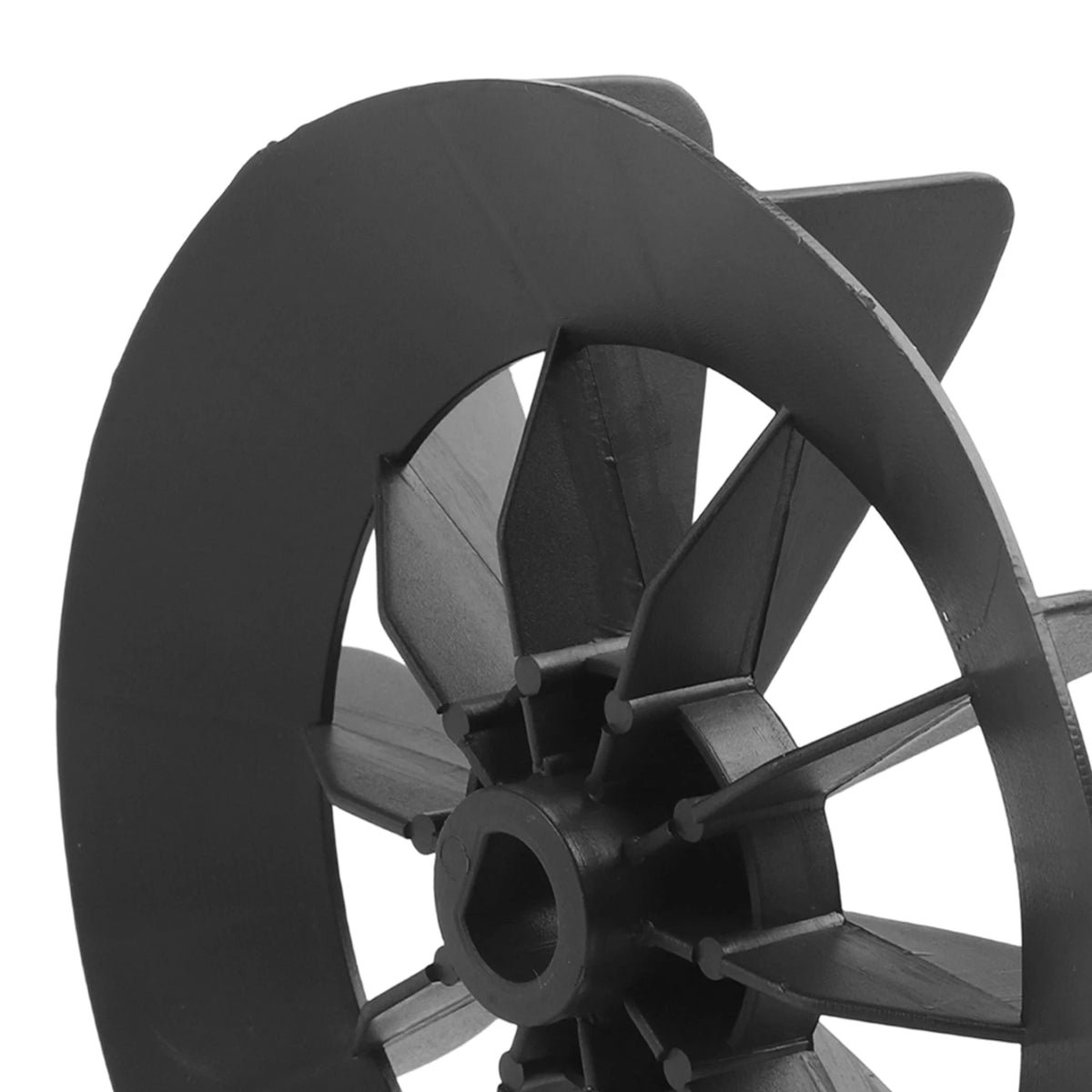 Plastic Replacement Fan Blade for Air Compressor Compatible with Direct Online Motor Features Low Noise and Stable Structure