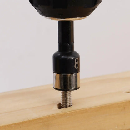 Stainless Steel Sleeve Wrench Hexagonal Shank Impact Sockets Spanner Power Drills Converter Ratchet Socket Batch Adapter Tools