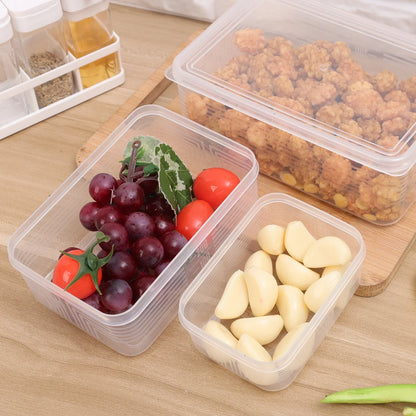 Refrigerator Storage Box Fridge Organizer Vegetable Fruit Fresh Food Crisper Box Freeze Meat Storage Container Kitchen Organizer