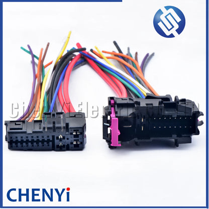 20 Pin Automobile Waterproof Front Door Connector Plug with Wire Harness 8E0972702 / 8E0972701 for Audi A4 A6L A3 A8 Q7 Q3 Q5