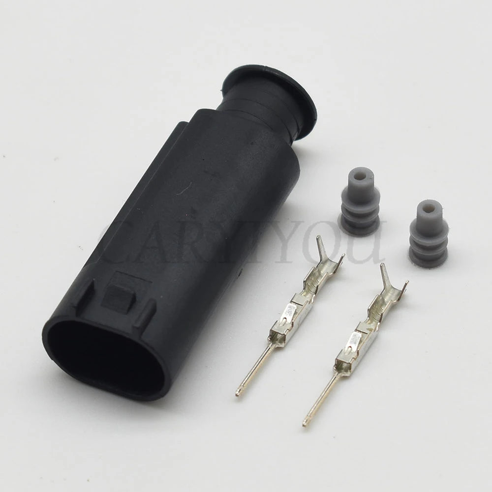 2 Pin 0.6mm Male Connector Socket DJ7023YC-0.6-11 with Terminals Automotive Wiring Harness