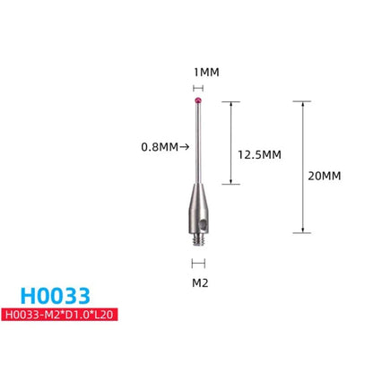 M2 Ball Cmm Stylus Thread CNC Measuring Probe Stylus Point Contact H7805/H1345/H7806/H0033/H7808/H8663/H0034/H0035 CMM Probe