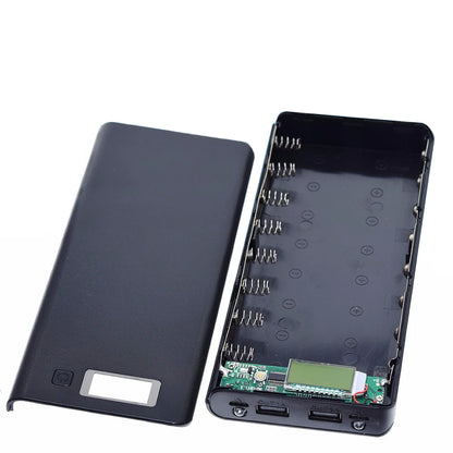 5V Dual USB 8x18650 Battery Box DIY Power Bank Case for Mobile Devices