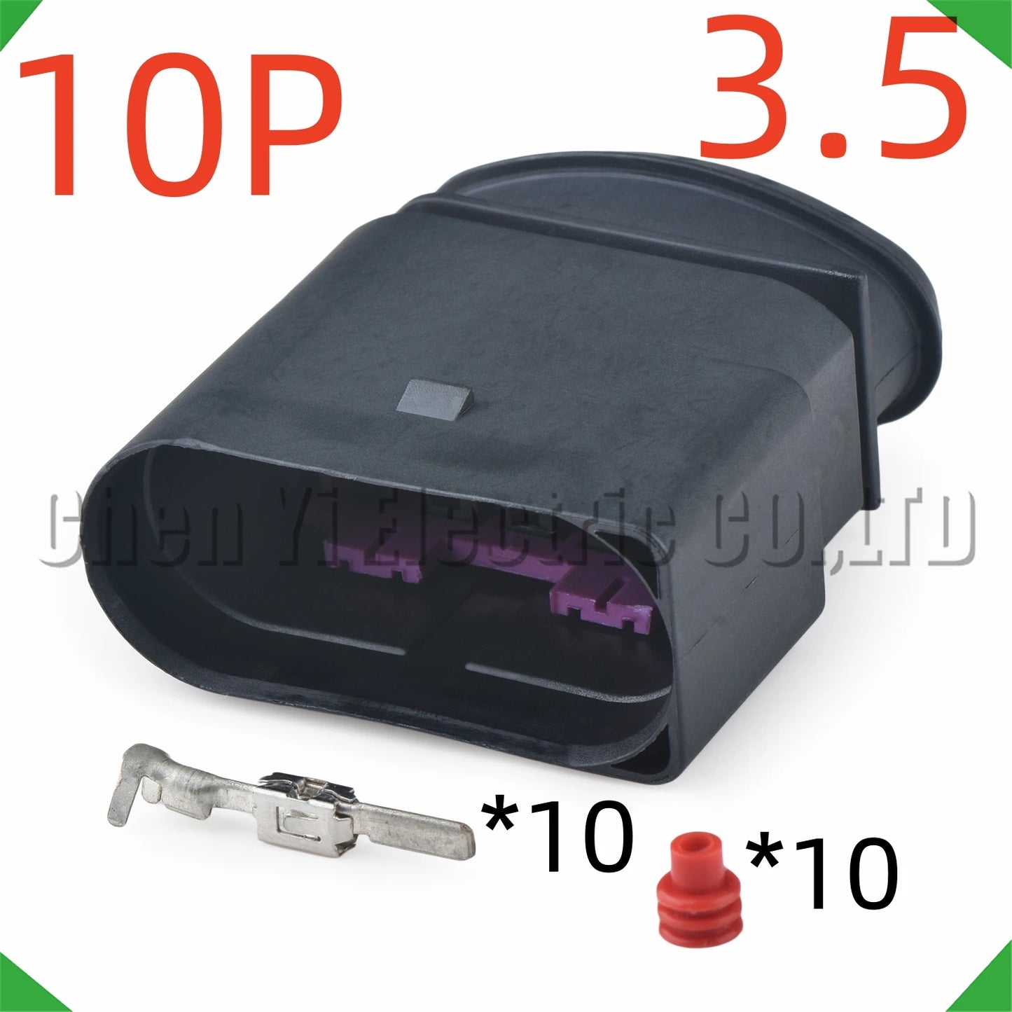 10 Pin Headlight Connector 1J0973835 1J0973735 For VW Audi