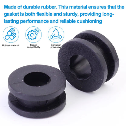 Motorcycle Side Cover Rubber Grommet Gasket Fairing 50/10PCS