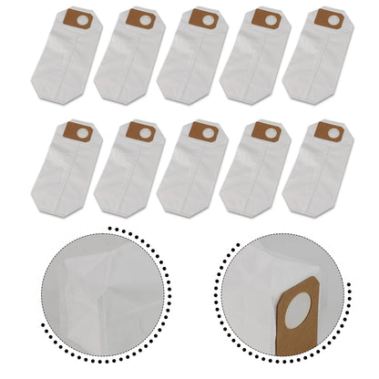 410 Dust Bags for Uwant V100 K100 Robot Vacuum Cleaner Two Layer Filtration System to Minimize Dust Release During Emptying