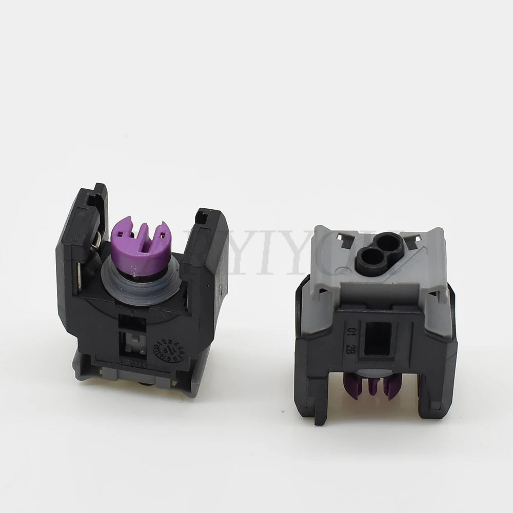 2 Pin Automotive Diesel Common Rail Injector Nozzle Plug Connector with Terminals Compatible with 13816706