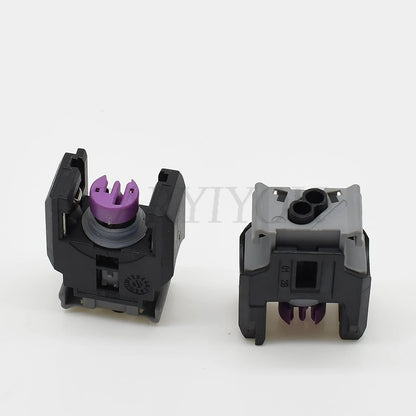 2 Pin Automotive Diesel Common Rail Injector Nozzle Plug Connector with Terminals Compatible with 13816706