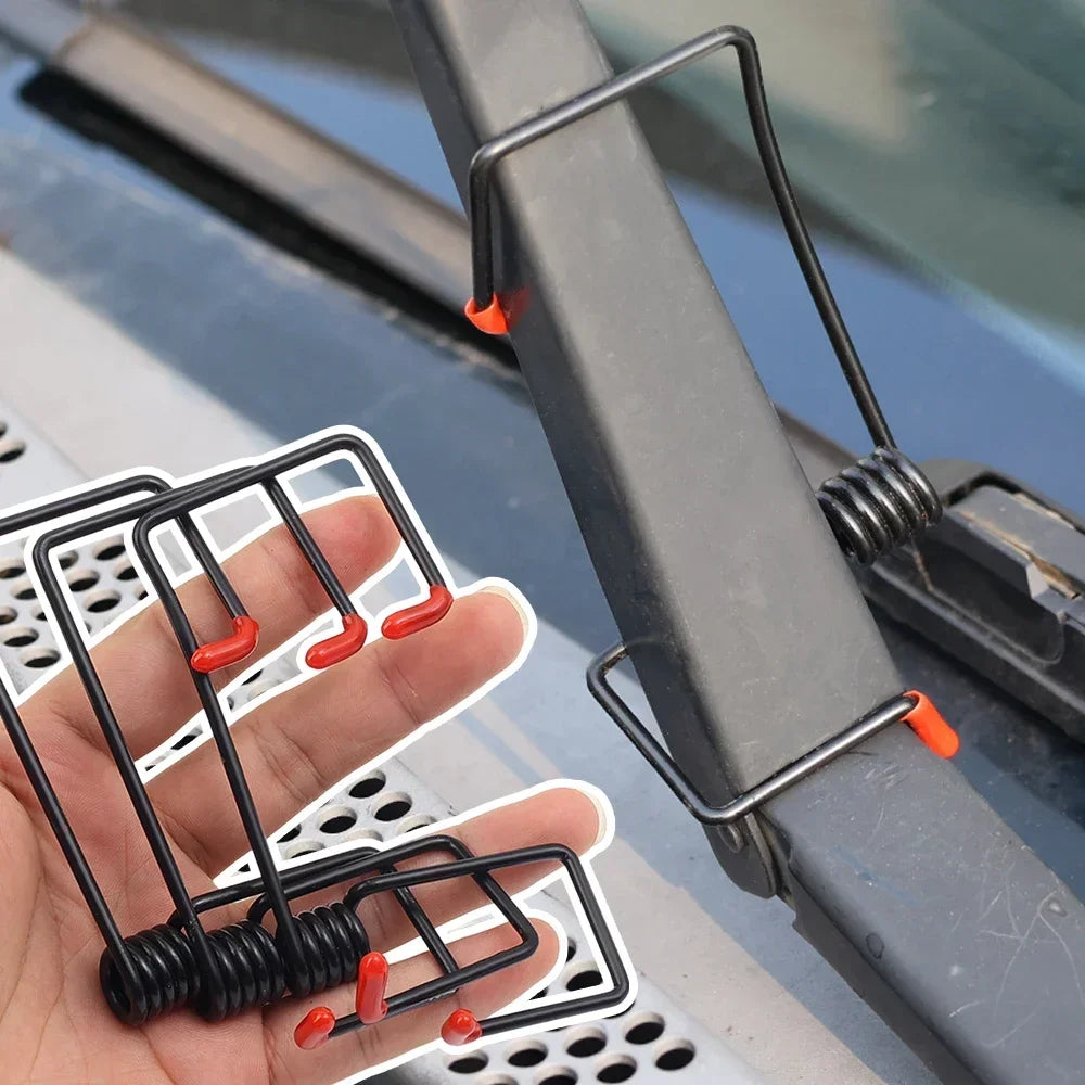 11cm Car Wiper Booster Spring Universal Intelligent Wiper Arms Alloy Rubber Windscreen Wipers Spring Auto Replaceable Parts Tool
