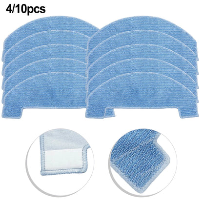Mop Cloth Kit for ATVEL and For SmartGyro R80 Vacuum Cleaner Microfiber Material Choose Between 4 Pack or 10 Pack