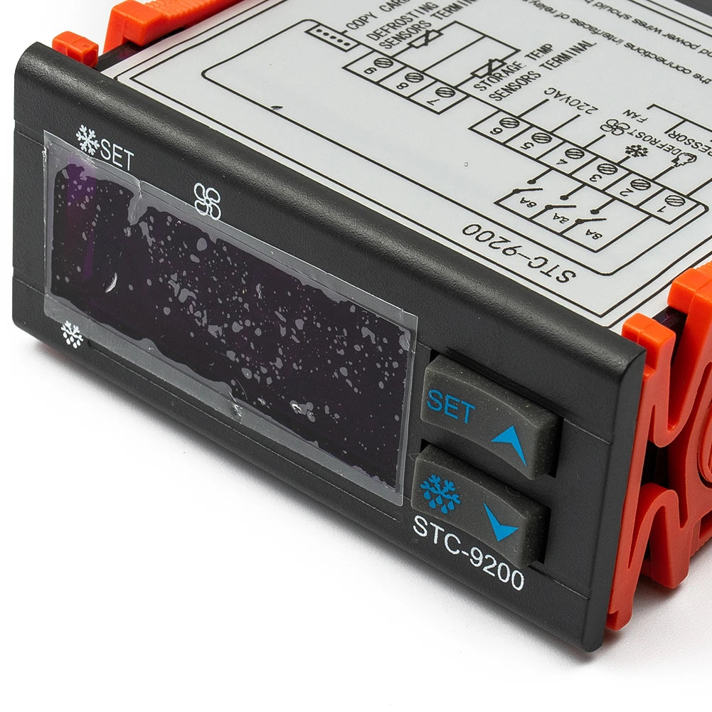 STC-9200 Temperature Controller With Refrigeration Defrost Fan Alarm Function And Two Sensor Instrument Tool For Industry Tool