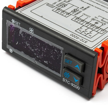 STC-9200 Temperature Controller With Refrigeration Defrost Fan Alarm Function And Two Sensor Instrument Tool For Industry Tool